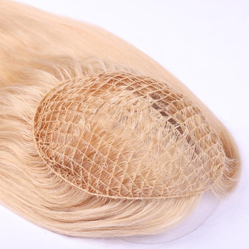 Stock blonde Full integration hair replacement from Shunfa hair